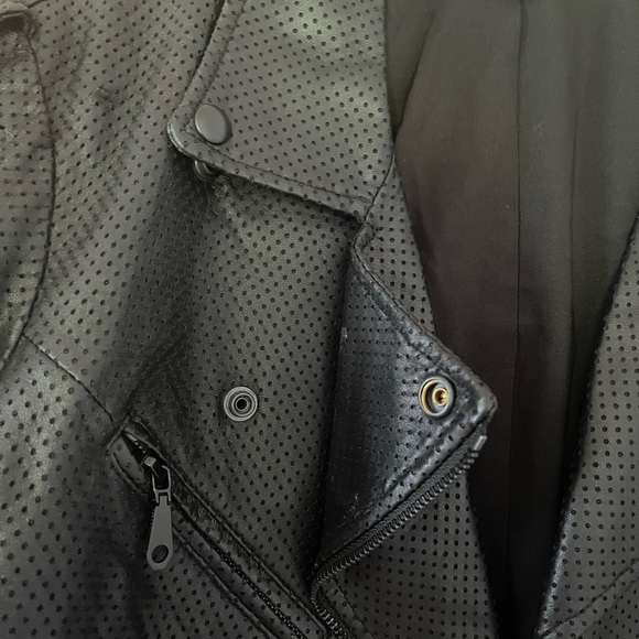 Rebecca Minkoff Women Black Leather Jacket - Picture 3 of 8